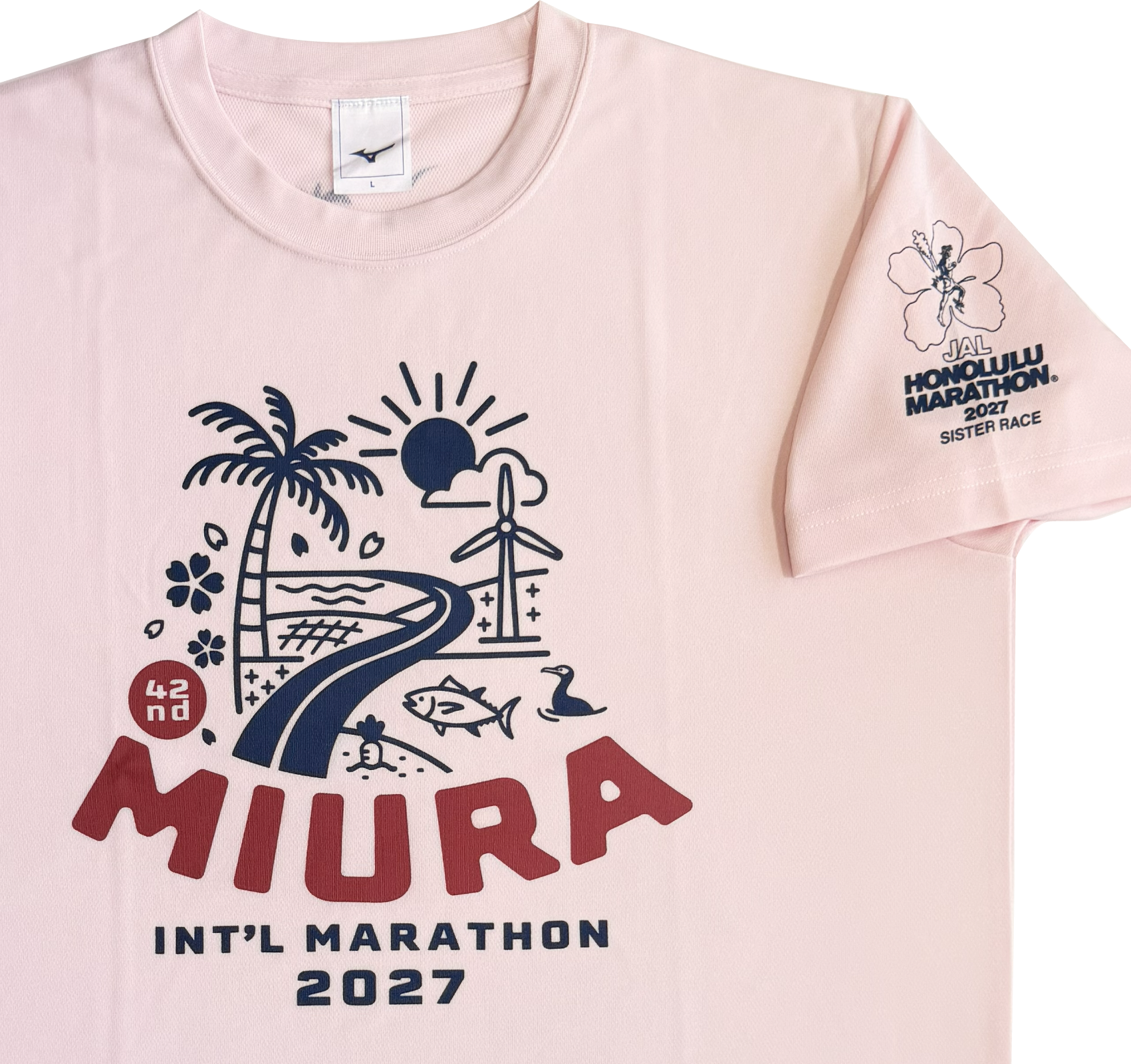 第42回大会参加賞Tシャツデザイン拡大〈おもて〉